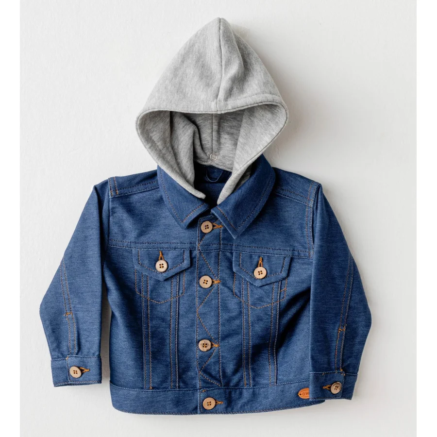 Andywawa Jacket Casual Bebek Ceket İndigo