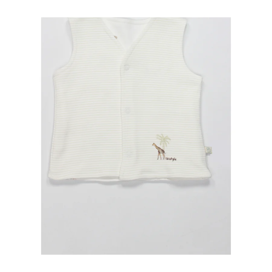 Bistyle Safari Forewer Çift Taraflı Yelek, Yeşil