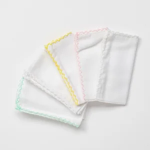 Andywawa Basic Bebek Ağız Mendili, 25x25 cm, 5'li, Pembe