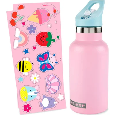 Skip Hop Spark Style Paslanmaz Çelik Suluk, Pembe