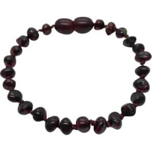 BabyJem Kehribar Bebek Bilekliği, Vişne