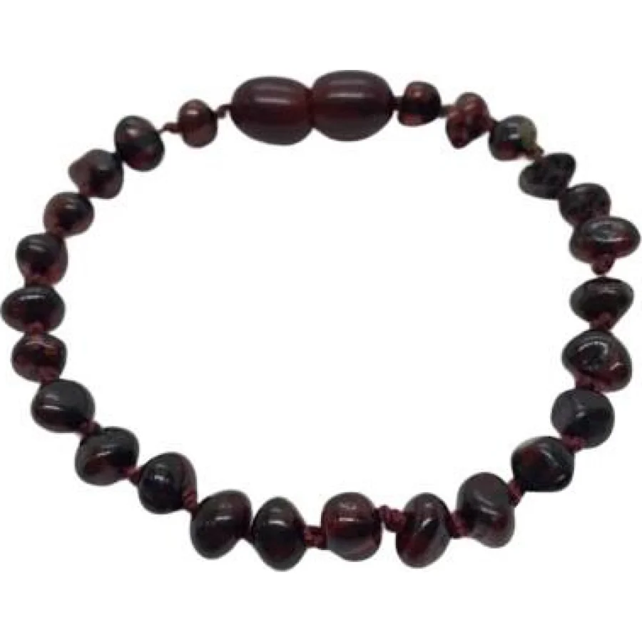 BabyJem Kehribar Bebek Bilekliği, Vişne