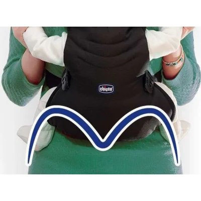 Chicco Easy Fit Kanguru, Gece Siyahı