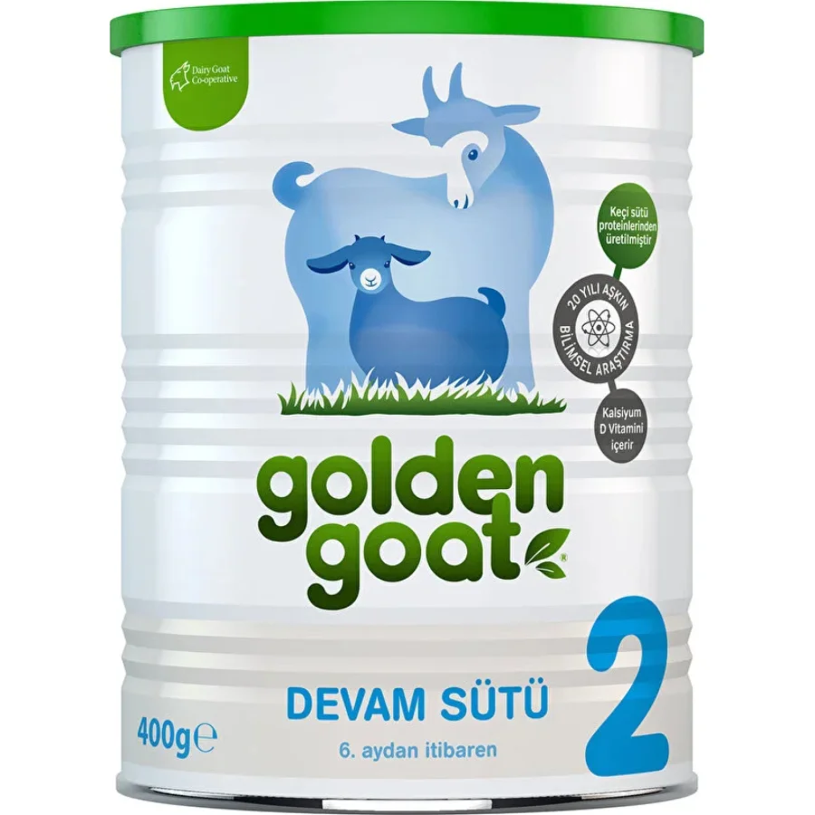 Golden Goat 2 Keçi Sütlü Devam Sütü, 400 g