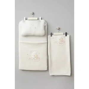 Bebitof Ay ve Ayıcık 3'lü Alt Açma Seti, Ekru