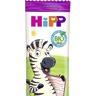 Hipp Organik Ahududulu Elmalı Muzlu Meyve Barı, 23 g