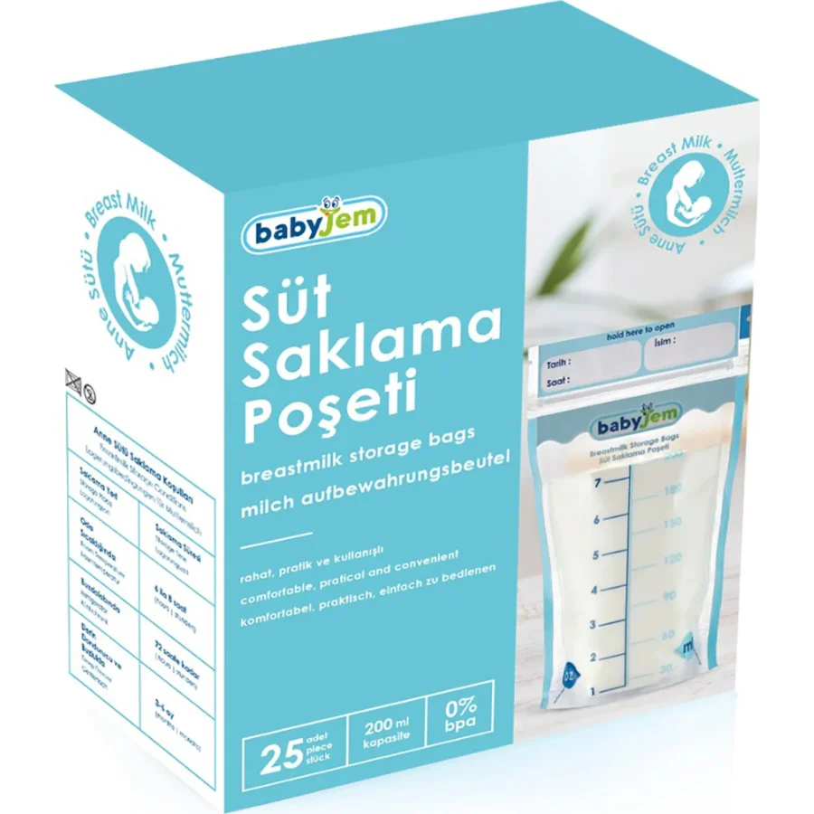 BabyJem Süt Saklama Poşeti