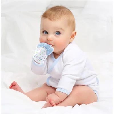 BabyJem Diş Kaşıyıcı Eldiven, Pembe