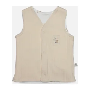 Bistyle With You Family Çift Taraflı Yelek, Bej