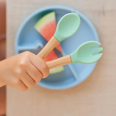 OiOi Mama Kaşığı ve Çatal Seti, River Green