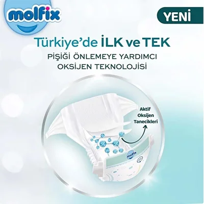 Molfix Premium Bebek Bezi, 4 Beden, 86 Adet