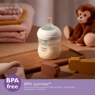 Philips Avent Natural Response Antikolik PP Biberon, 125 ml, 0+ Ay