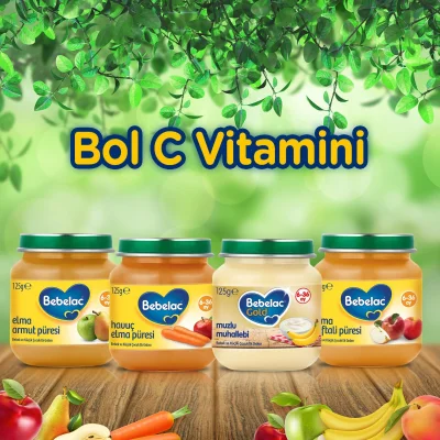 Bebelac Havuç Elma Püresi, 125 g