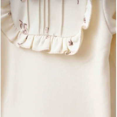 Eslenza Şapkalı Tulum, Krem