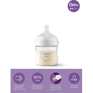 Philips Avent Doğal Tepkili Natural Response PP Biberon, 125 ml, 0+ Ay