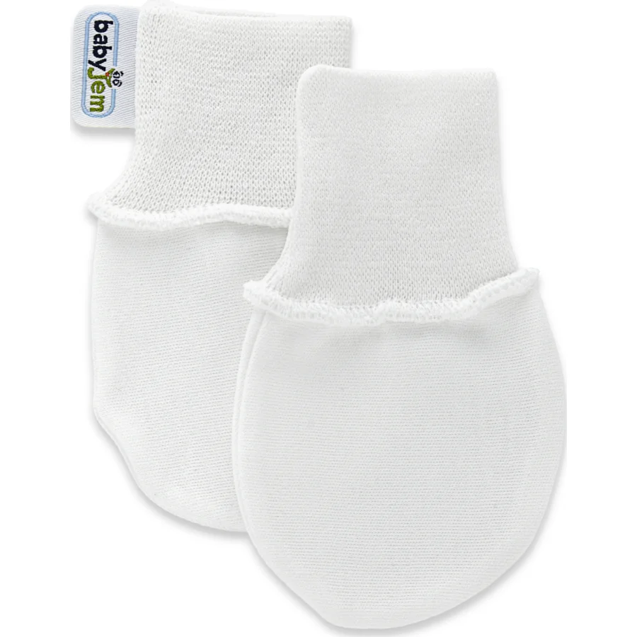 BabyJem Yenidoğan Bebek Eldiveni, Beyaz