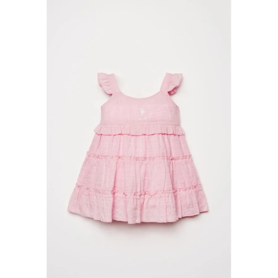 U.S. Polo Elbise, Pembe