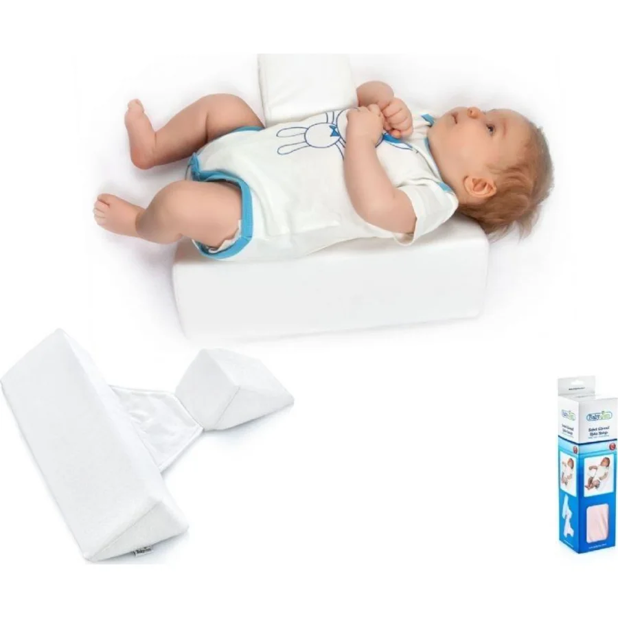 BabyJem Bebek Güvenli Uyku Yastığı, Beyaz