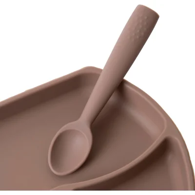 BabyJem Silikon Kaşık, Latte