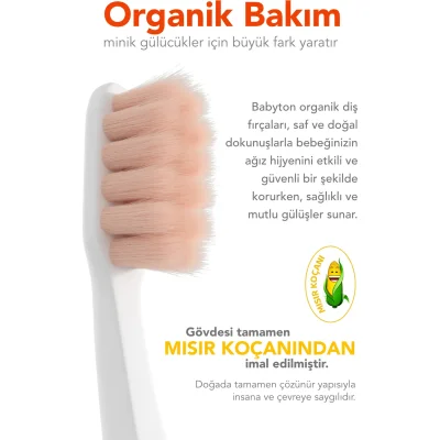 Babyton Bio Ultra Yumuşak Çocuk Diş Fırçası Yengeç