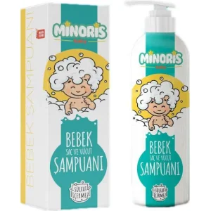 Minoris Baby Organik Bebek Saç ve Vücut Şampuanı 400 ml