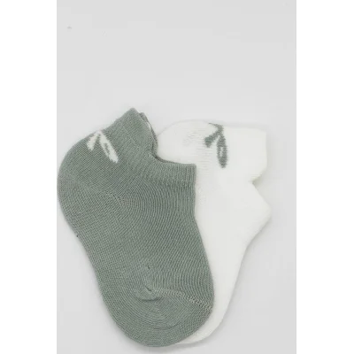 Bistyle Sneakers Smile Penye Çorap 20106 Nil, 2'li, Ekru
