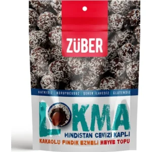 Züber Lokma Meyve Topu, 96 g, Hindistan Cevizli