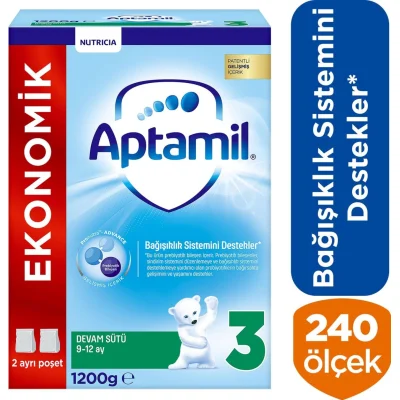 Aptamil 3 Devam Sütü, 1200 g