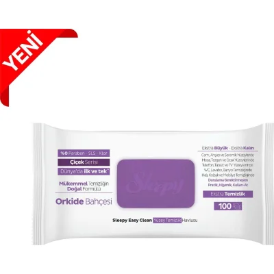 Sleepy Yüzey Temizlik Havlusu, Adet Orkide