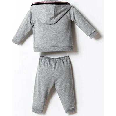 U.S. Polo Takım, 3'lü, Gri, Melanj