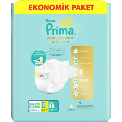 Prima Premium Care Bebek Bezi, 1 Beden, 70 Adet