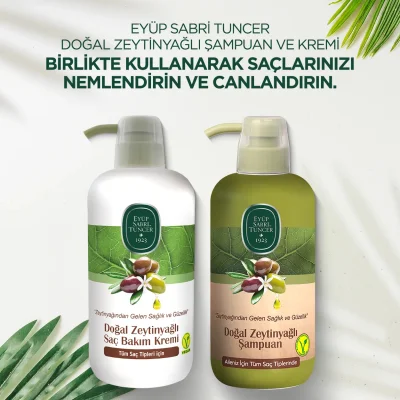 Eyüp Sabri Tuncer Doğal Zeytinyağlı Şampuan, 600 ml