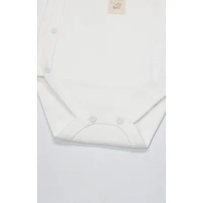 Bistyle Kruvaze Body Yarım Kol With You Family Bej