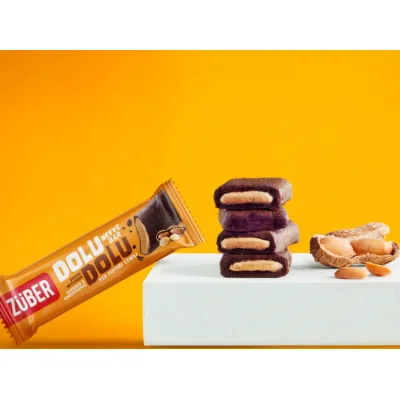 Züber Dolu Dolu Fıstık Ezme Meyve Bar, 30 g