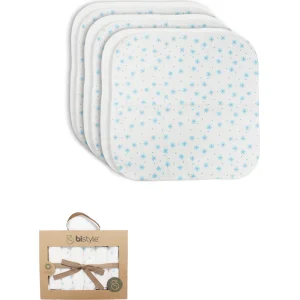 Bistyle Stars Kutulu Penye Mendil, 6'lı, 20x20 cm, Mavi