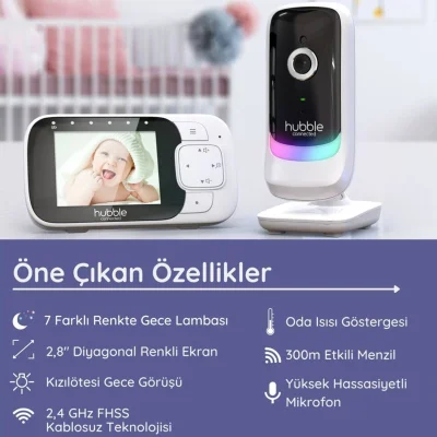 Motorola Hubble HBL10 2.8 İnç Dijital Ekranlı Bebek Kamerası