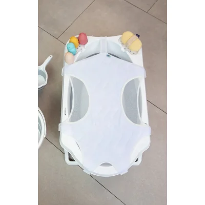 BabyJem Katlanır Küvet Havlu Filesi, Gri