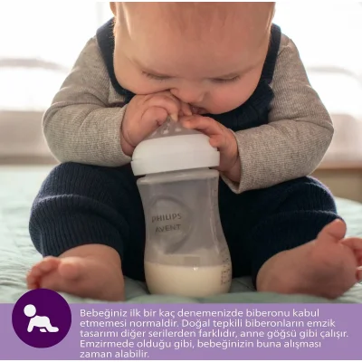 Philips Avent Doğal Tepkili Natural Response Biberon Emziği No:2 0+ Ay, 2'li