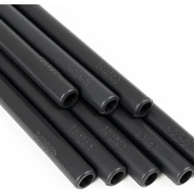 OiOi Silikon Pipet Bitter, 10'lu, Siyah