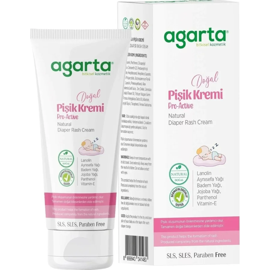 Agarta Doğal Pişik Kremi, 100 ml