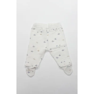 Bistyle Müslin Little Boats Hastane Çıkışı, 10'lu, Ekru