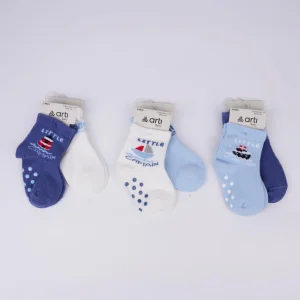 Katamino Filip 2'li Abs'li Erkek Bebek Soket Çorap K44143 Asorti