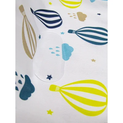 BabyJem Baskılı BLW Kolsuz Önlük, Balon Desen