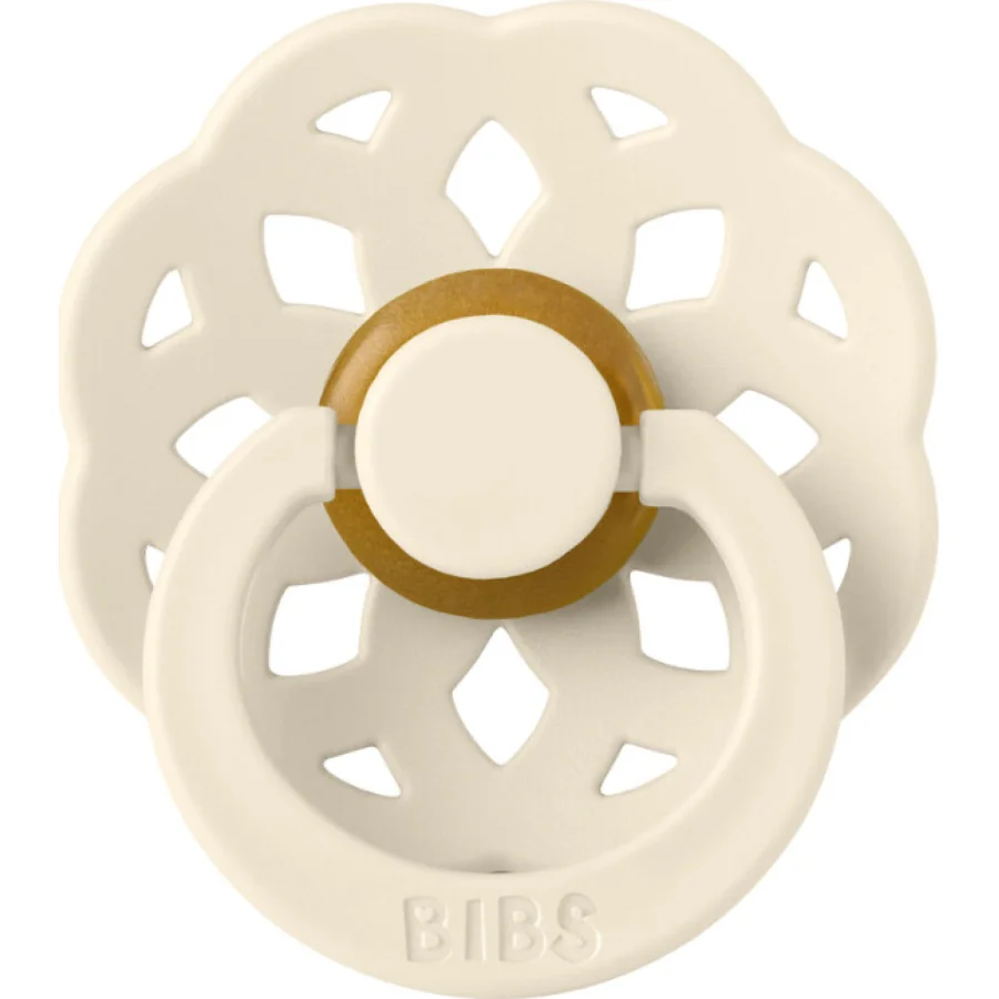 Bibs Boheme Kauçuk Emzik 6-18 Ay Ivory