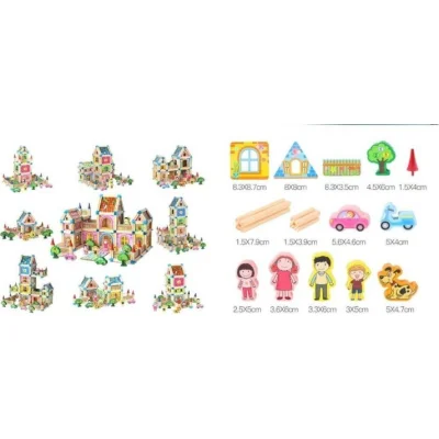 Kızılkaya 268 Parça Mimari Yapı Blokları 2102103