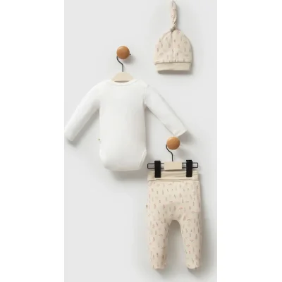 Moi Noi Kokina Şapka Body Pantolon, Bej