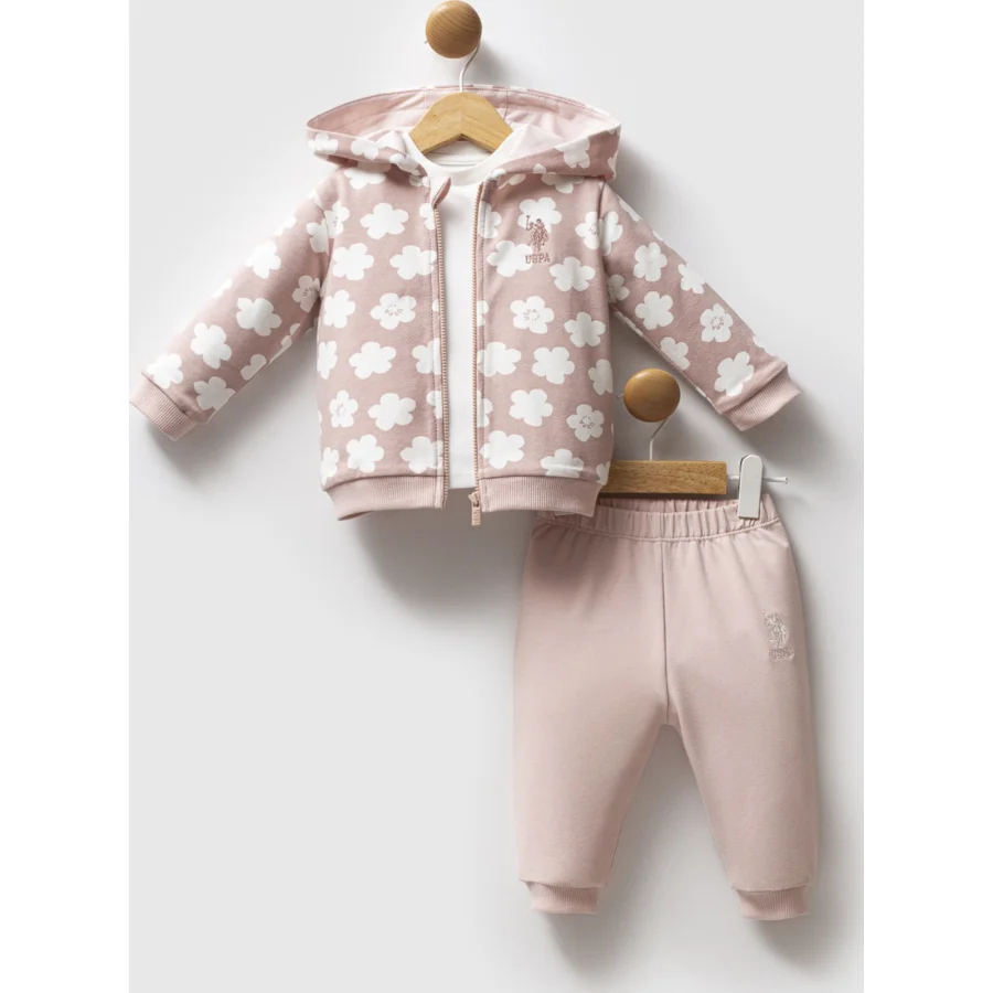 U.S. Polo Assn Takım, 3'lü, Pudra