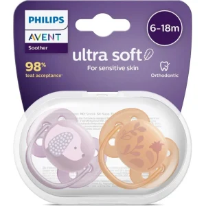 Philips Avent Ultra Yumuşak Emzik 6-18 Ay, Kız