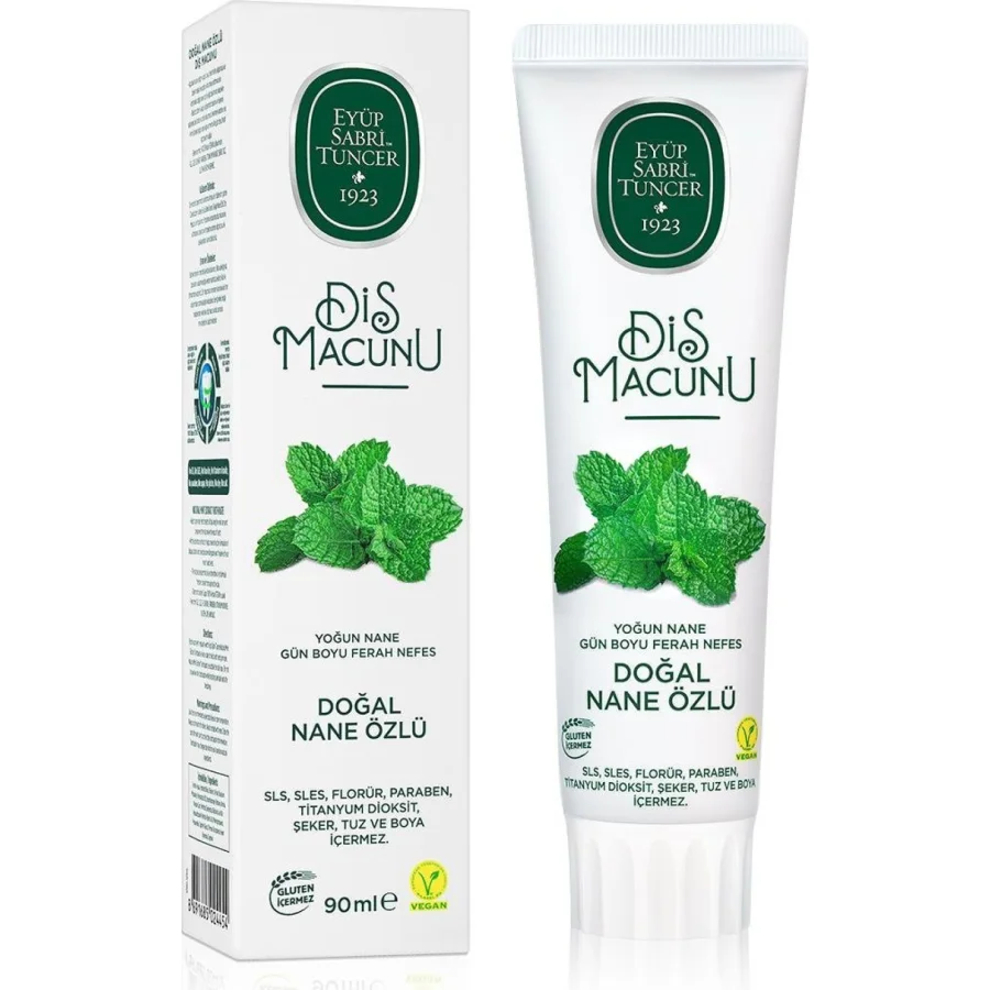 Eyüp Sabri Tuncer Doğal Diş Macunu, 90 g, Nane Özlü