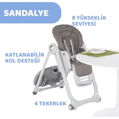 Chicco Polly Magic Mama Sandalyesi, Kahverengi
